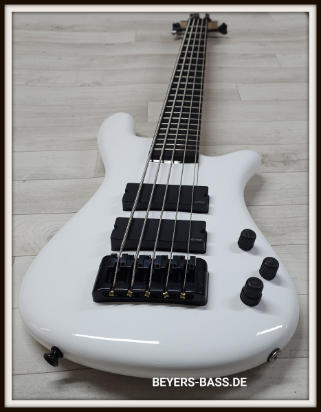 Spector Euro 5 Bantam, Solid White Gloss